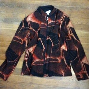 Draper's & Damon's Women's Kaleidoscope (lightweight)Jacket Multi Color Size PS